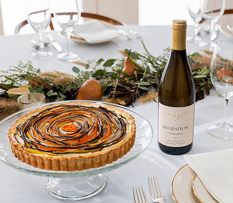 Spiral Vegetable Tart